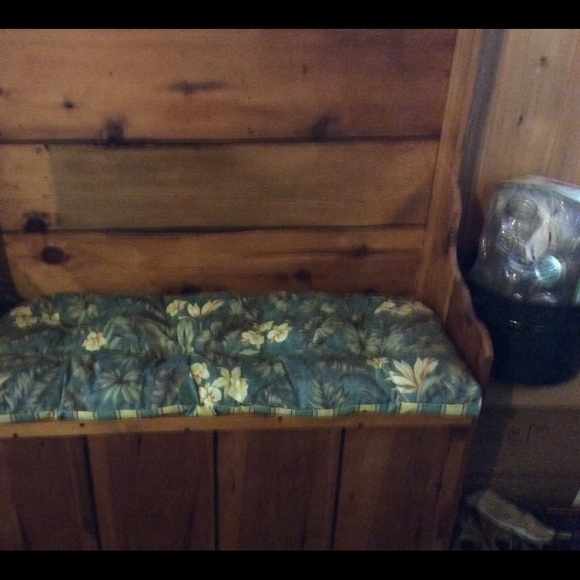 Toboggan sled floor lamp.$325 halltree bench $425 - Picture 3 of 5